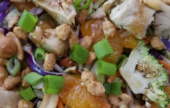 Asian Salad with Tofurky Slow Roasted Chik’n