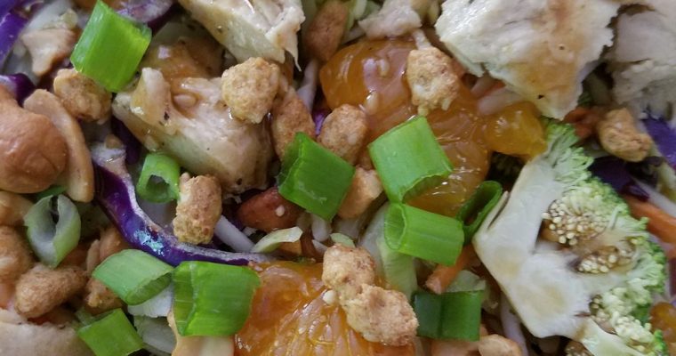 Asian Salad with Tofurky Slow Roasted Chik’n