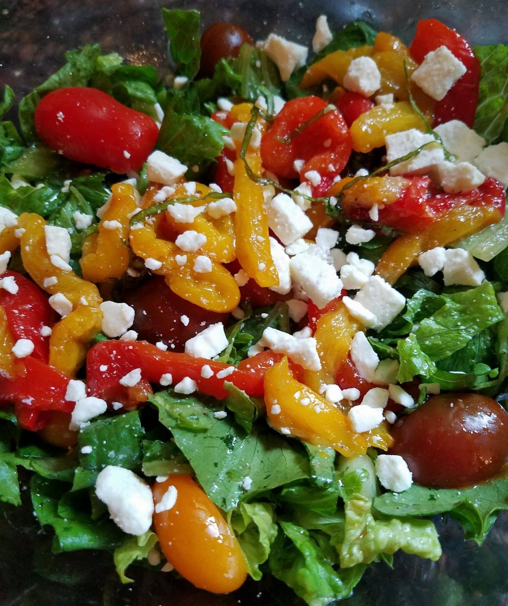 Roasted Pepper and Tomato Salad