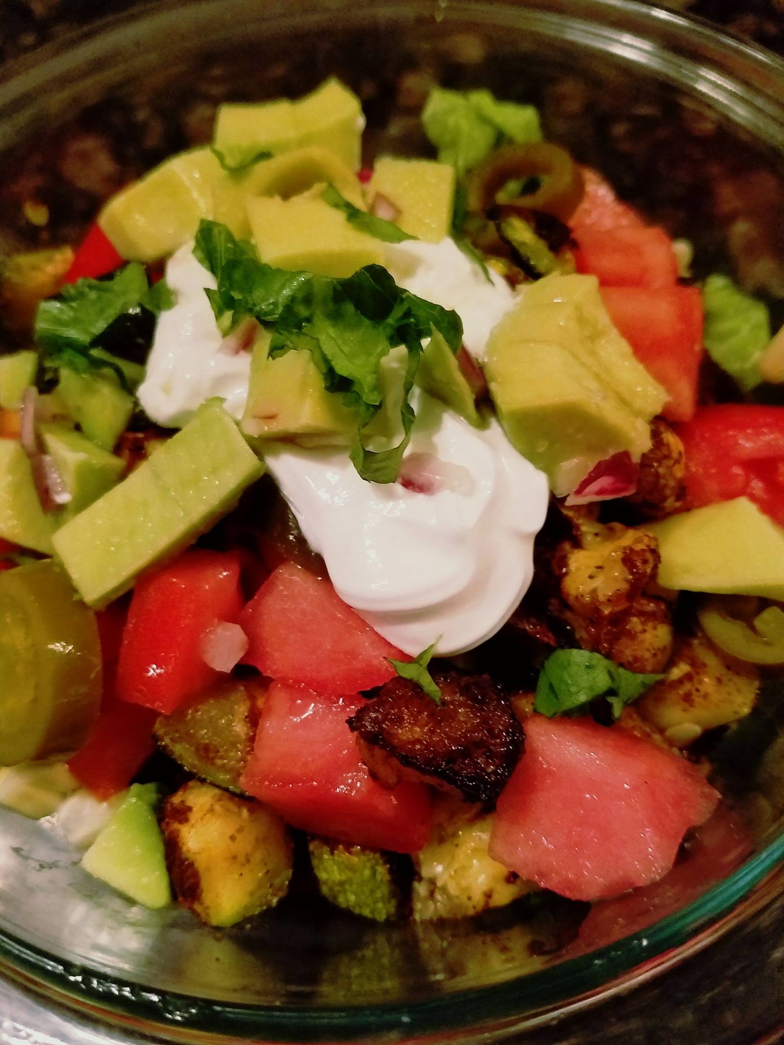 Rice & Bean Bowl with Smoked Tofu